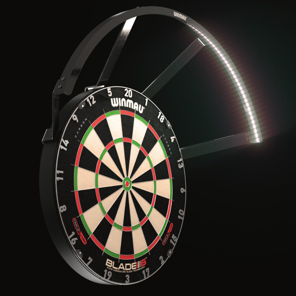Winmau Polaris 120 Dartbord verlichting Pro Darts