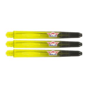 Bull's Airstriper | Dart Shafts | Zwart/Geel Medium