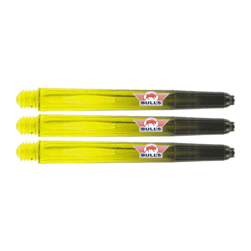 Bull's Airstriper | Dart Shafts | Zwart/Geel Medium