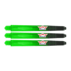 Bull's Airstriper | Dart Shafts | Zwart/Groen Medium
