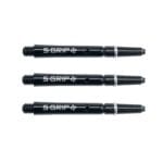 Harrows Supergrip Spintop Dart Shafts | Nylon | Black & Silver