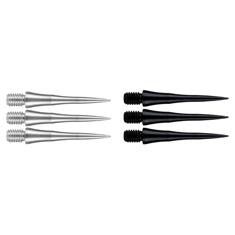 Bull's Aviation Point Convertor | Van Softtip naar Steeltip | 30mm | Zwart of Zilver