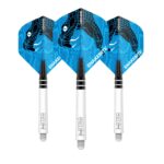 Red Dragon 3 sets van 3 flights + 3 shafts | Peter Wright Combo pack