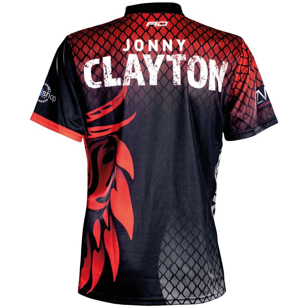 Red Dragon Jonny Clayton Dart Shirt Dragon Pro Darts