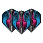 Winmau set van 3 flights | Spiral Blue & Pink