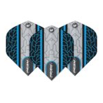 Winmau set van 3 flights | Circuit Black & Blue