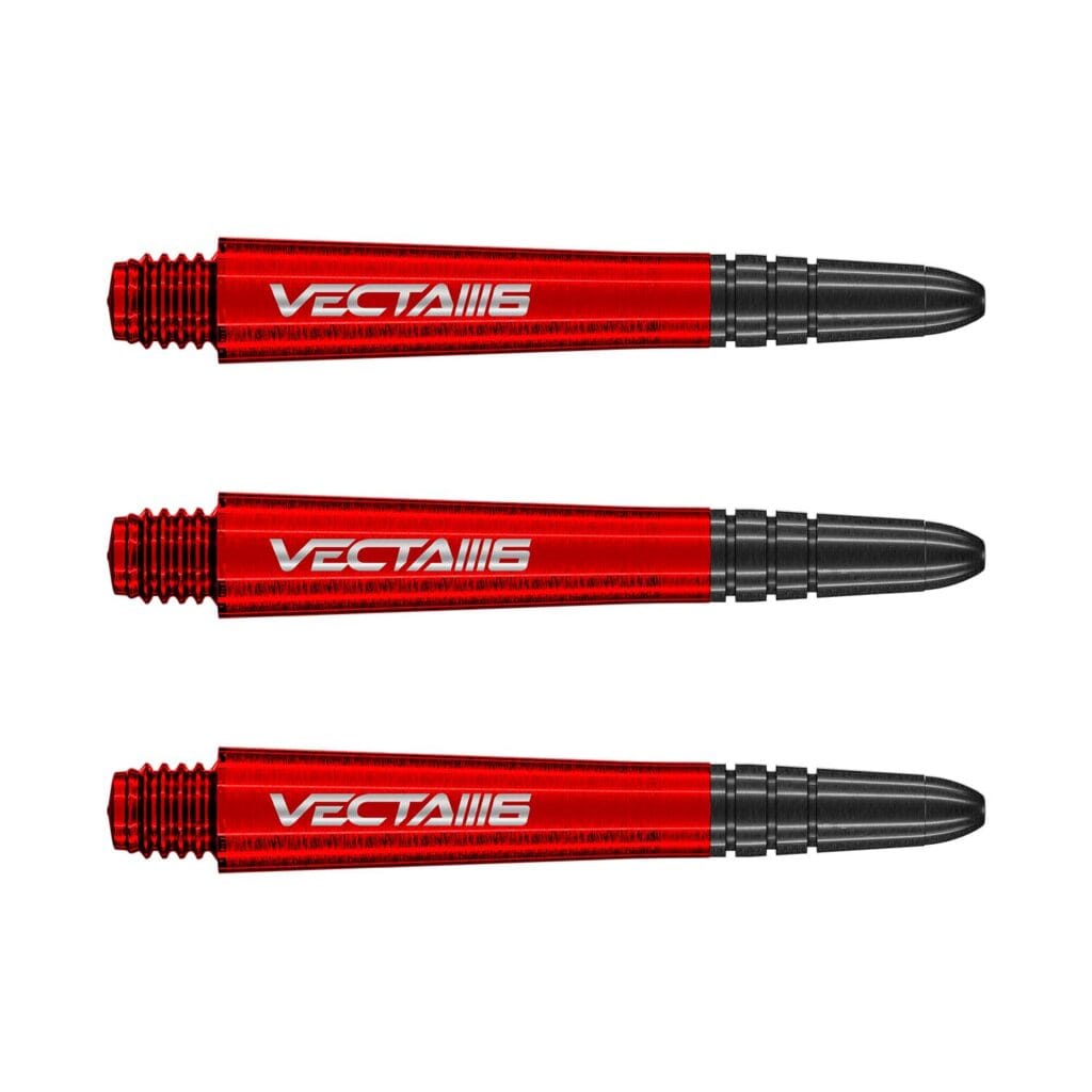 Red Dragon NitroTech Dart Shafts - Medium Length, Aluminum & Polycarbonate (Set Of 3)
