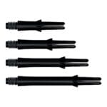 L-Style L-Shaft | Locked Straight | Plastic zonder champagne rings | Black