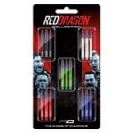 Red Dragon Nitro Ionic | Dart Shafts Card | Combo Pack | Medium