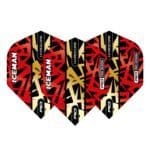 Red Dragon set van 3 flights | Gerwyn Price Iceman | Red & Gold
