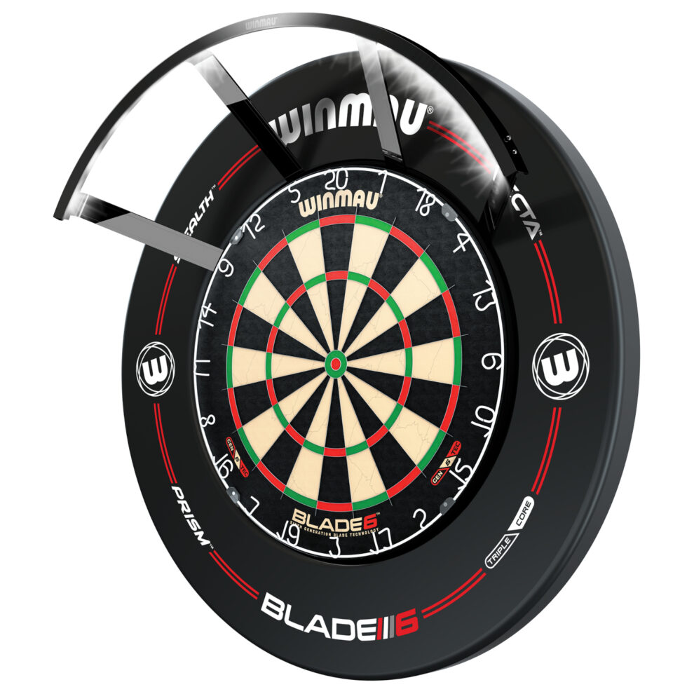 Winmau COMBO Polaris verlichting, bord, surround, flights, startset