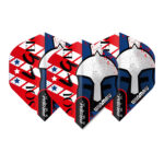 Winmau set van 3 flights | Leonard Gates | Soulger Helmet