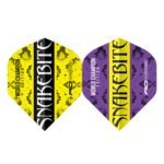 Red Dragon set van 3 flights | Peter Wright 'Snakebite' | Yin Yang Purple & Yellow