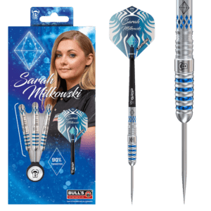 Bull's Sarah Milkowski | Steeltip | Dartpijlen | 90% Tungsten | 22 gr