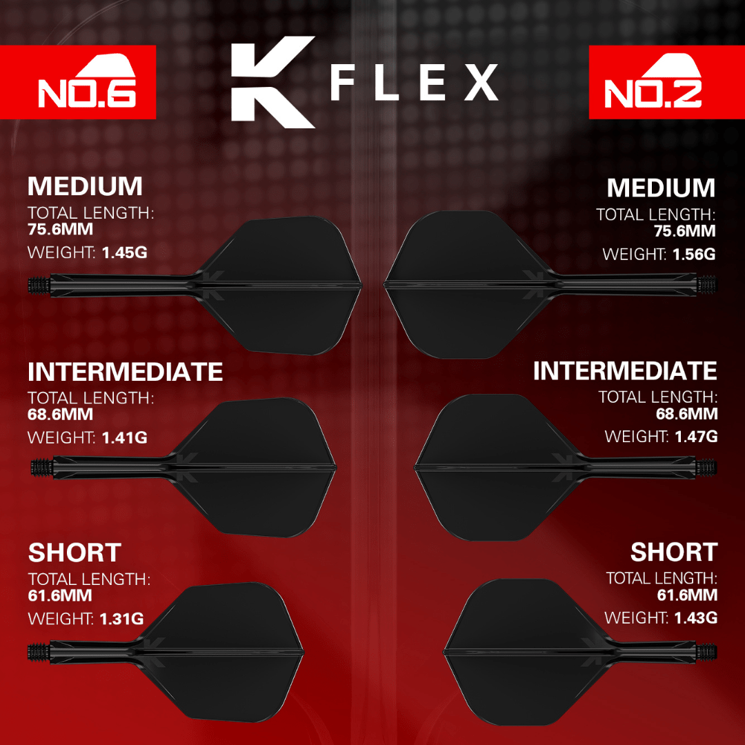 Target set van 3 flights | K-Flex Shape N02 | Luke The Nuke Littler - Afbeelding 4