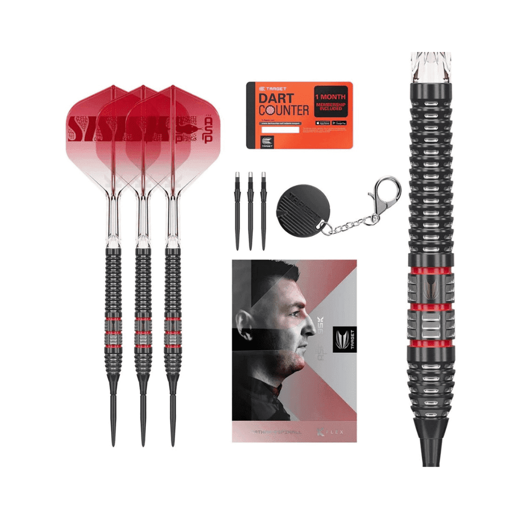 Target Nathan Aspinall 95K | Steeltip dartpijlen | 95% Tungsten - Afbeelding 5