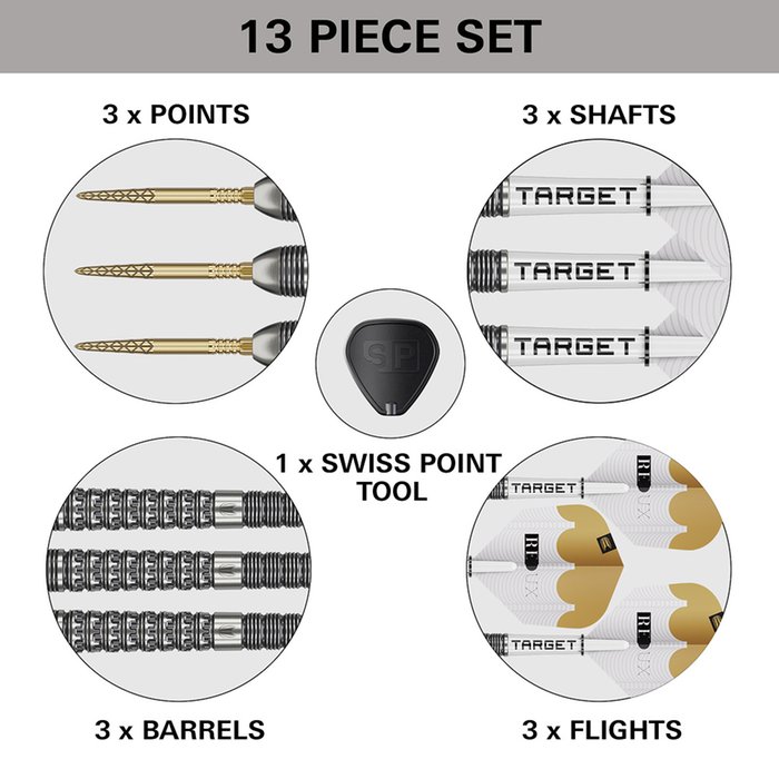 Target Redux 03 | Dartpijlen Steeltip | 90% Tungsten | Verschillende Variaties - Afbeelding 5