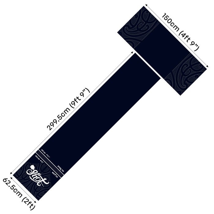 Shot Professional T-Dartmat 150 x 300 x 62.5 cm - Afbeelding 4