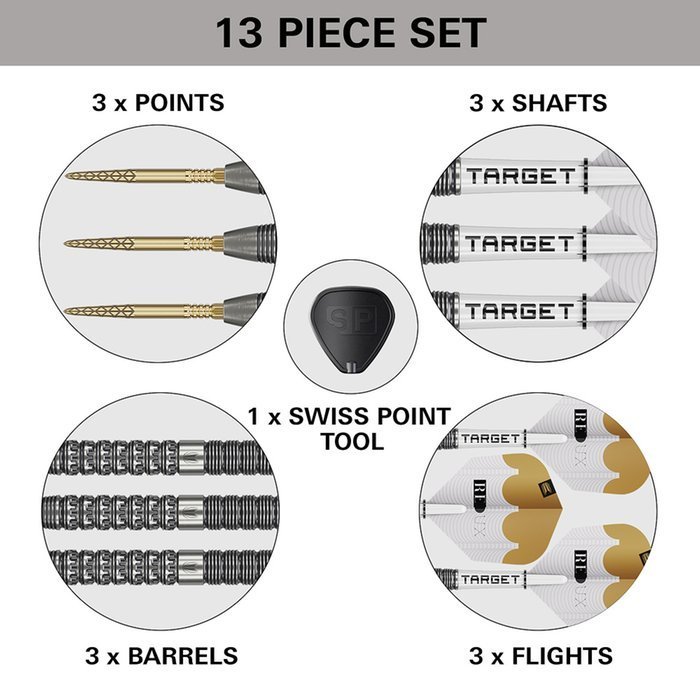 Target Redux 01 | Dartpijlen Steeltip | 90% Tungsten | Verschillende Variaties - Afbeelding 5