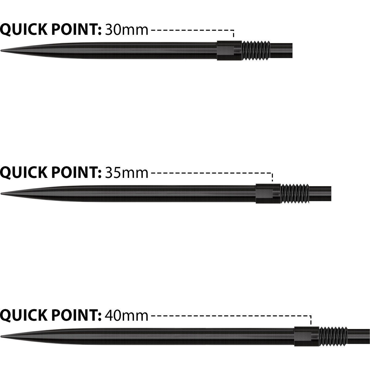 Harrows Quick Points | Black - Afbeelding 2