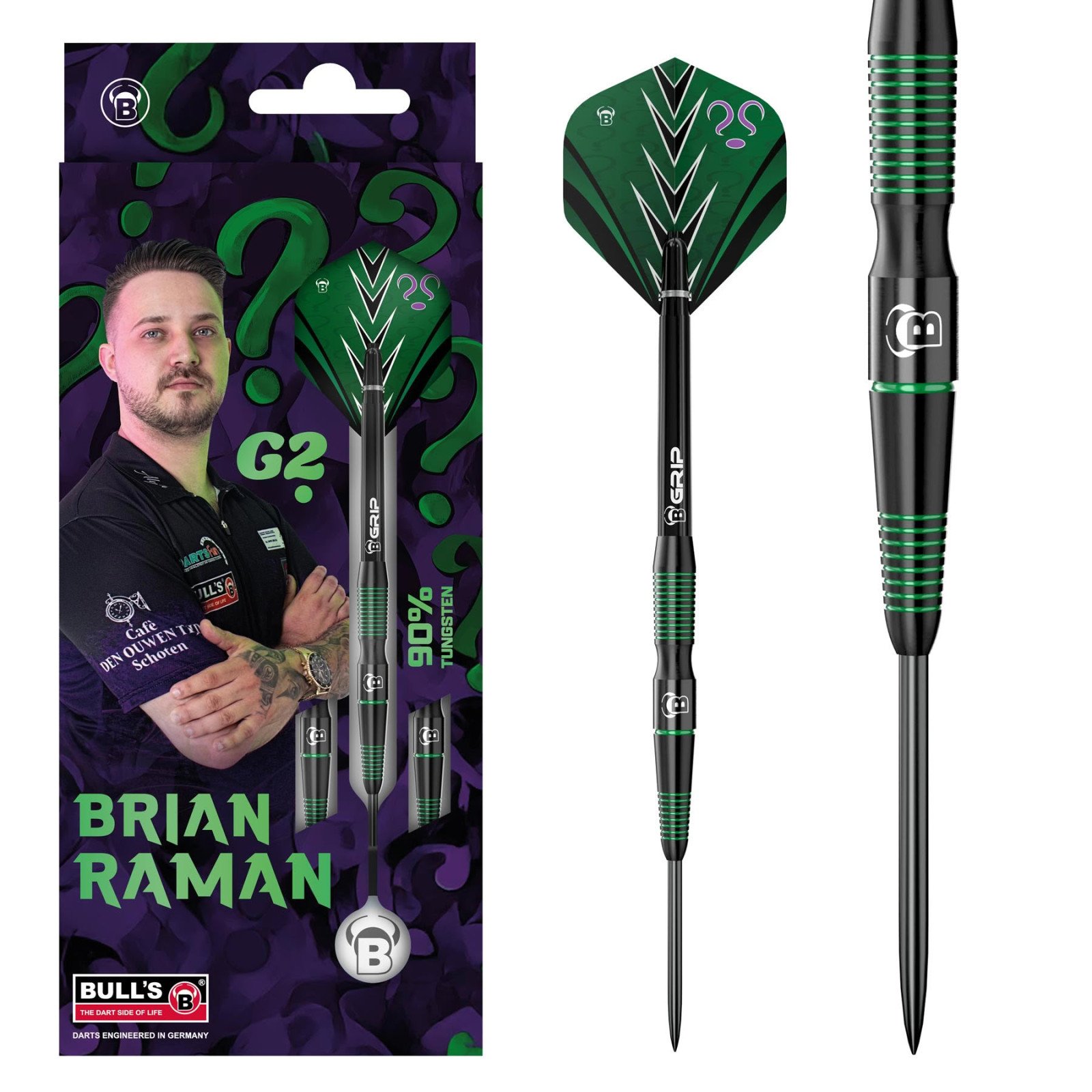 Bull's Brian Raman G2 | Steeltip dartpijlen | Meerdere variaties