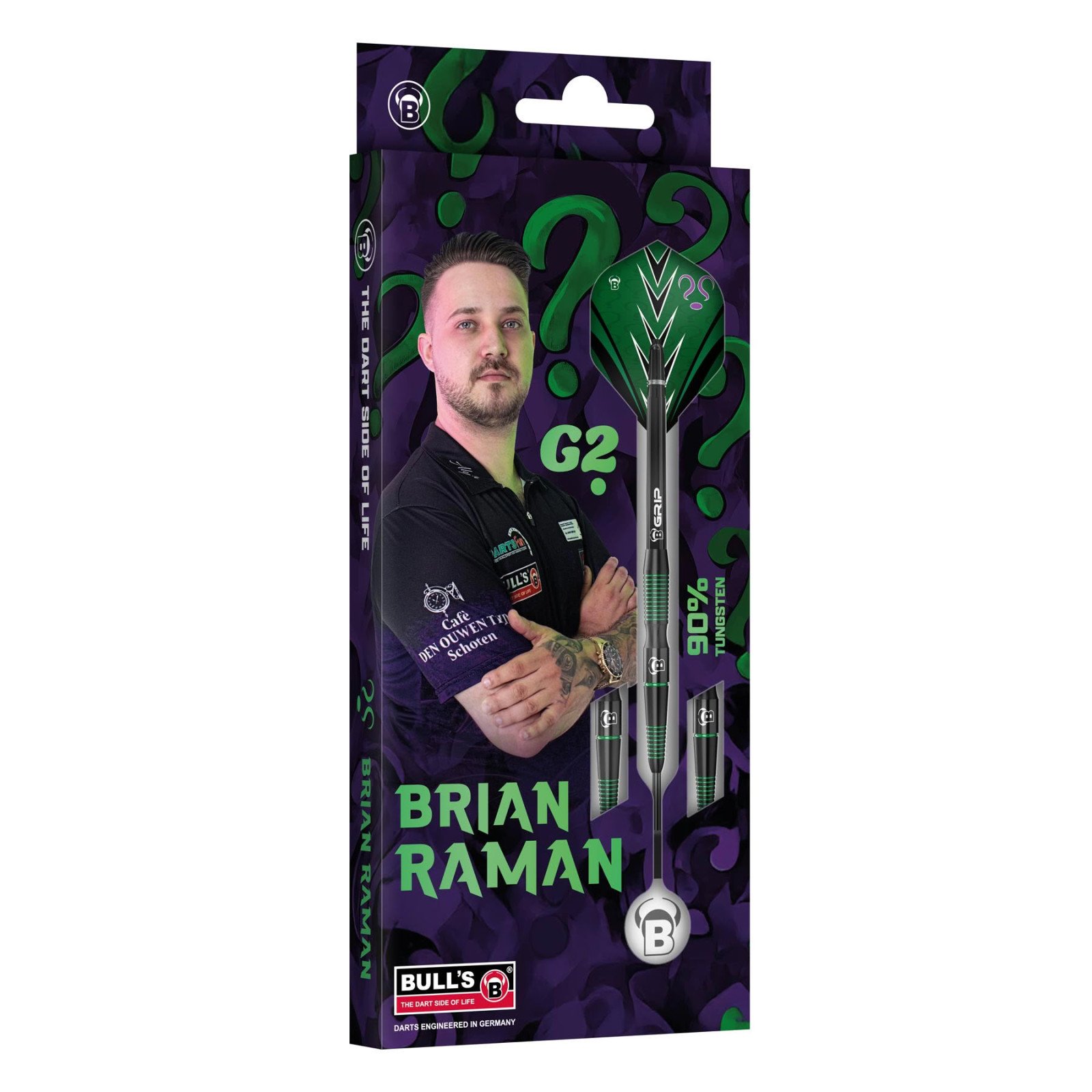 Bull's Brian Raman G2 | Steeltip dartpijlen | Meerdere variaties - Afbeelding 3