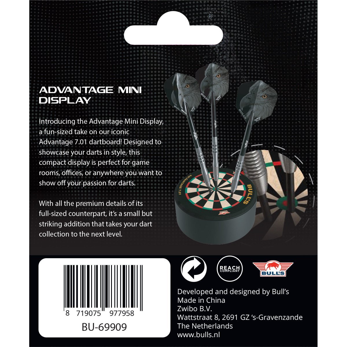 Bull's Advantage Mini Dartboard Display - Afbeelding 5