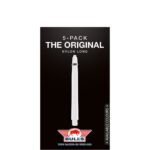 Bull’s Nylon ‘The Original’ 5-pack Shafts | White Long