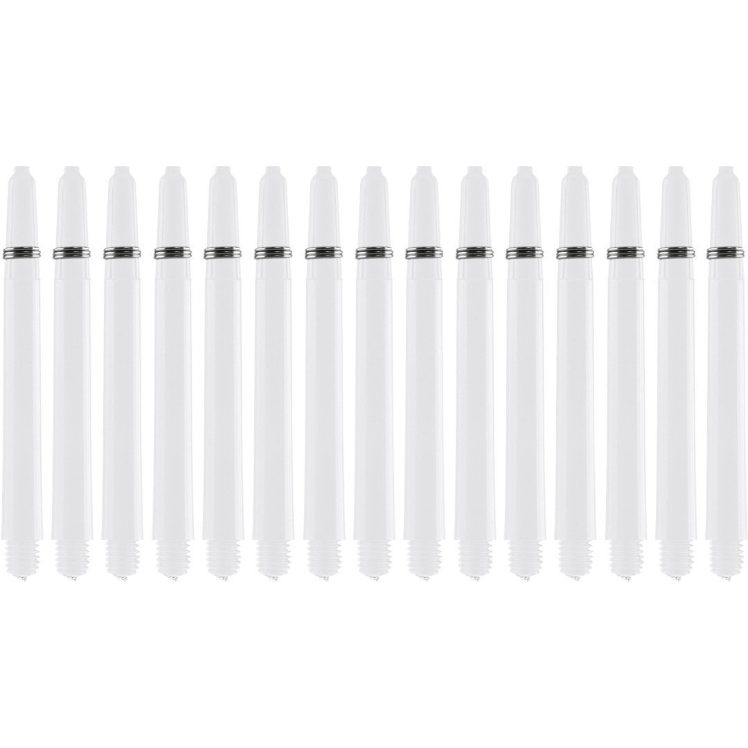 Bull’s Nylon ‘The Original’ 5-pack Shafts | White Medium - Afbeelding 2