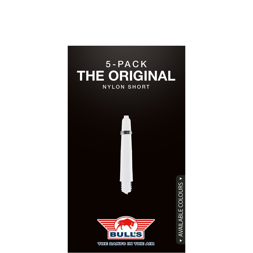Bull’s Nylon ‘The Original’ 5-pack Shafts | White Short
