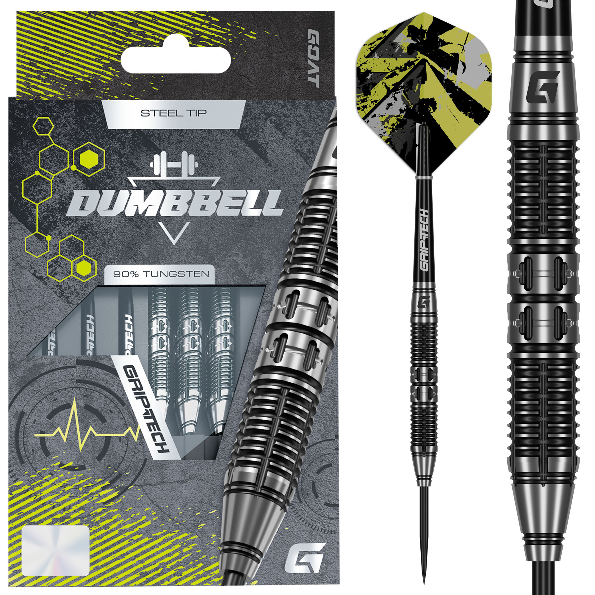 Goat Dumbbell | 90% Tungsten | Meerdere Variaties