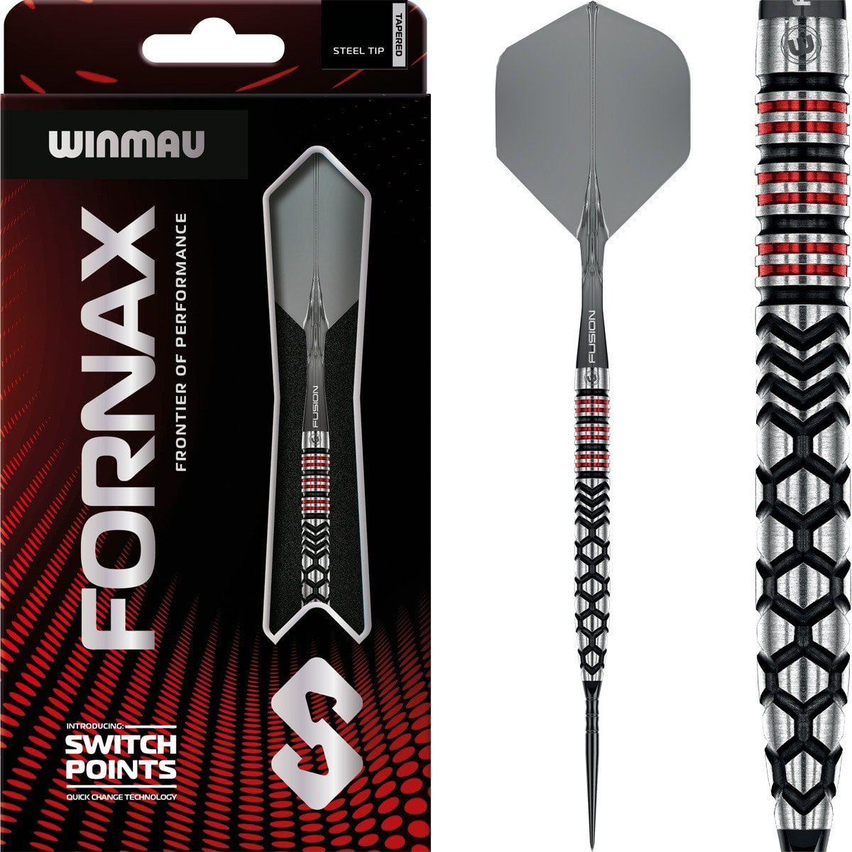 Winmau Fornax Tapered | 90% Tungsten | Switch Points | Meerdere Variaties