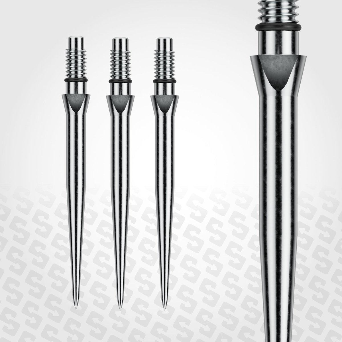 Winmau Switch Points Smooth Silver - Afbeelding 4