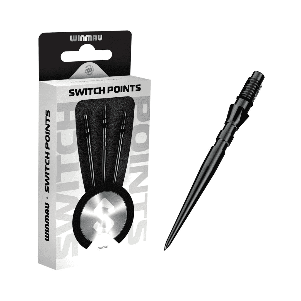 Winmau Switch Points Groove Black - Afbeelding 2
