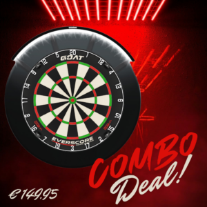 Goat NXT Level Dartboard + Winmau Polaris + Surround Black