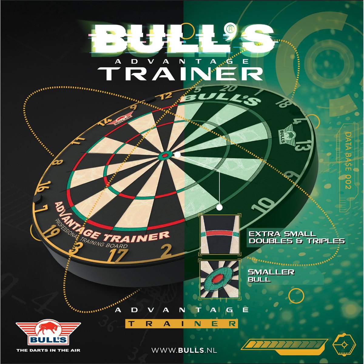Bull's Advantage Trainer Dartboard Gold - Afbeelding 3