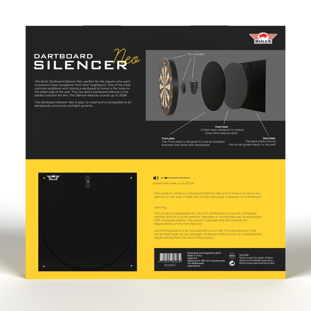 Bull’s Dartboard Silencer Neo - Afbeelding 3