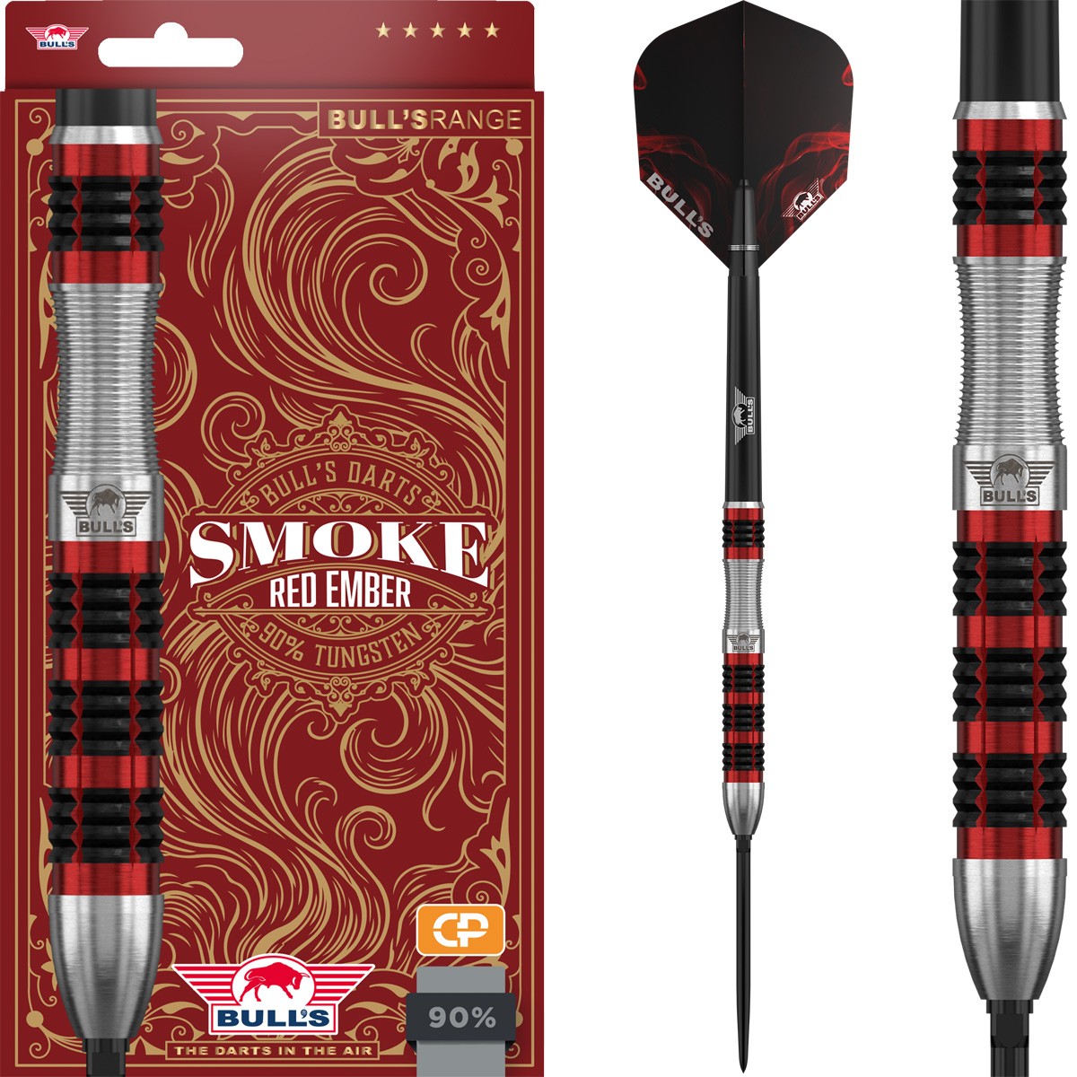 Bull's Smoke Red Ember CP Steeltip 90% | Meerdere Variaties