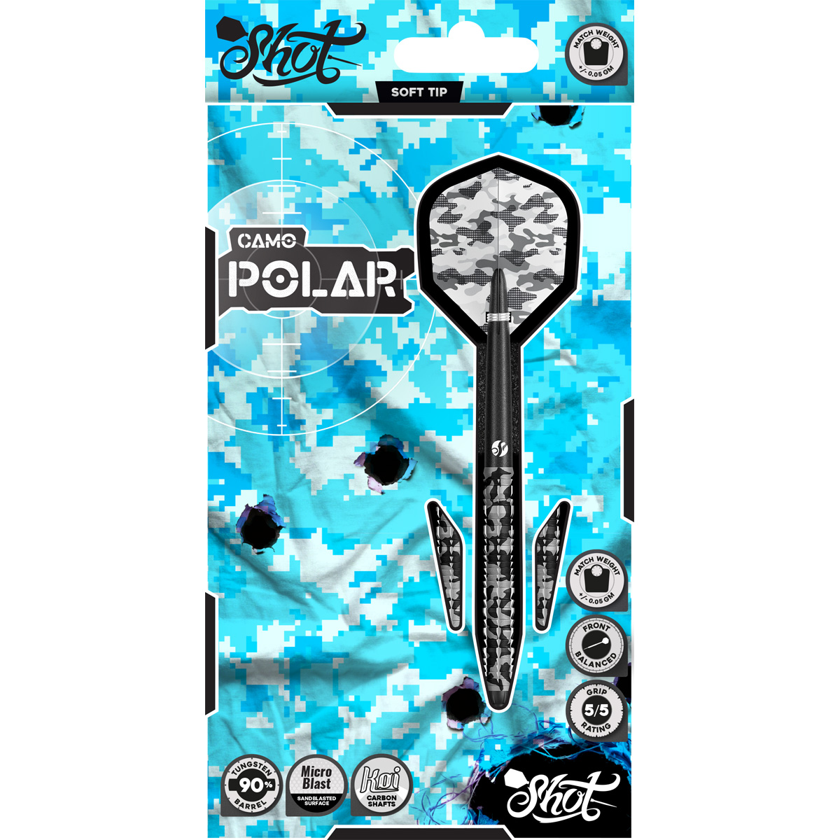Shot Camo Polar 90% Tungsten Softtip 20 gr - Afbeelding 7