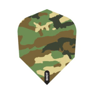 Shot Flights Woodlands Camo Green Nr° 6